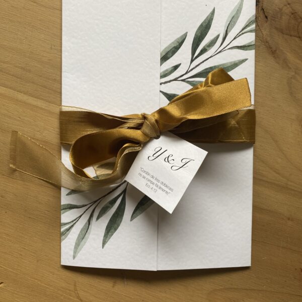 Invitaciones de boda ilustradas personalizadas